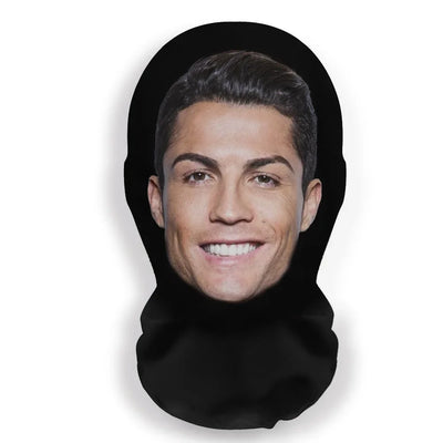 Halloween Terrifying Mask Ronaldo Kanye Mask Interesting 3D Printed Seamless Hat Mascaras Cosplay Facial Mask Party Cosplay Prop