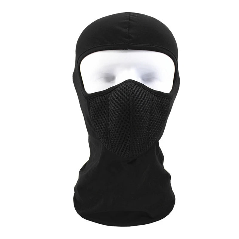 Balaclava Motorcycle Face Mask Full Face Mask Windproof Dustproof Face Shield Winter Moto Helmet Bandana Hood Ski Neck Scarf