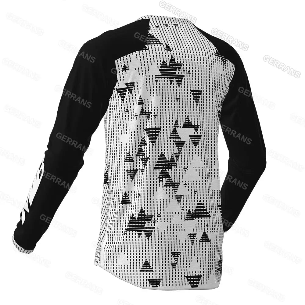 2025 Motocross Shirt Long Sleeve Men Downhill Jersey Off-Road Bicycle Racing T-Shirt Quick Dry Cycling Enduro Gerrans Mtb Jersey by SouthValleyCertified