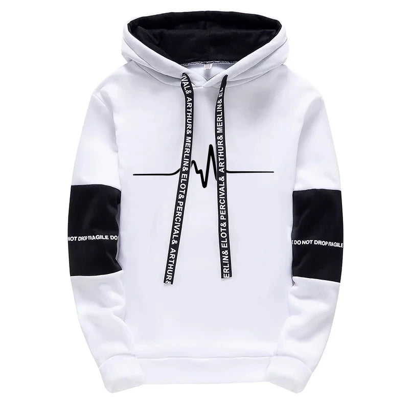 Mens Tracksuit Printing Casual Sweatshirts Sportswear Outdoors Sports Jogging Mens Clothing Single Piece Hoodie Pants Streetwear