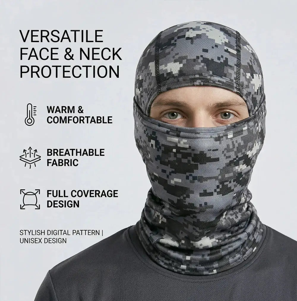 Summer Men's Women's Elastic Breathable Balaclava Hat Sunscreen Cycling Full Face Mask Scarf For Hiking Fishing Skiing by SouthValleyCertified