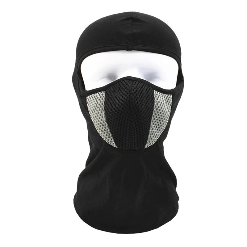 Balaclava Motorcycle Face Mask Full Face Mask Windproof Dustproof Face Shield Winter Moto Helmet Bandana Hood Ski Neck Scarf