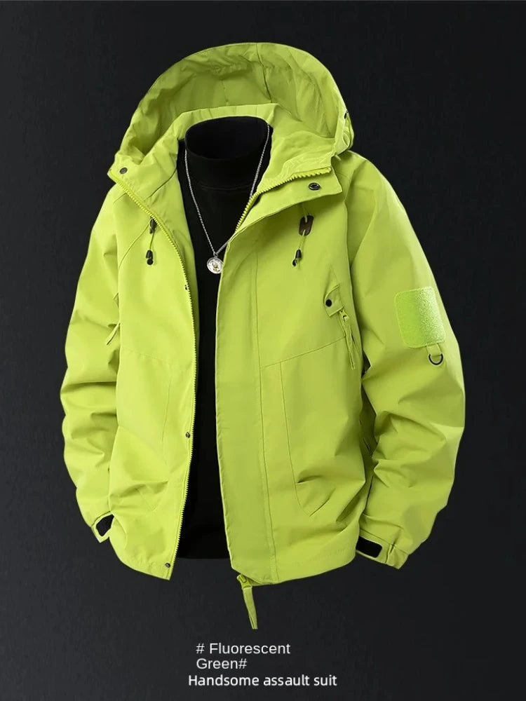 2025 Autumn New Stormtrooper Windproof Waterproof Jacket Man Spring Outdoor Hiking Jackets Men's Women's Cargo Jacket Work Coat