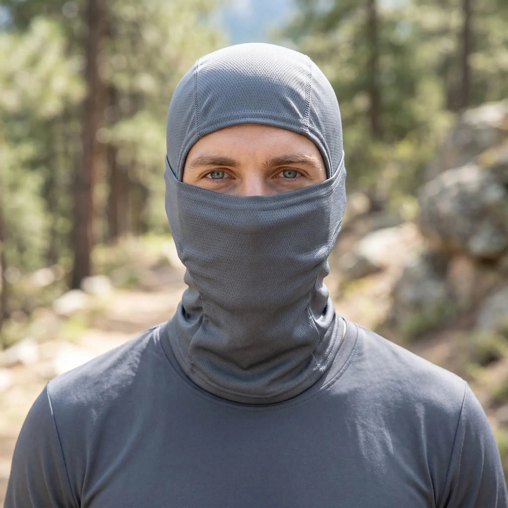 Summer Men's Women's Elastic Breathable Balaclava Hat Sunscreen Cycling Full Face Mask Scarf For Hiking Fishing Skiing by SouthValleyCertified