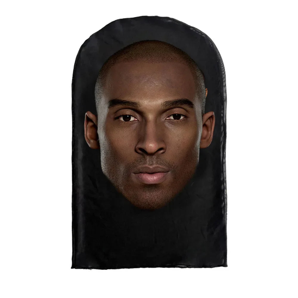 Halloween Terrifying Mask Ronaldo Kanye Mask Interesting 3D Printed Seamless Hat Mascaras Cosplay Facial Mask Party Cosplay Prop