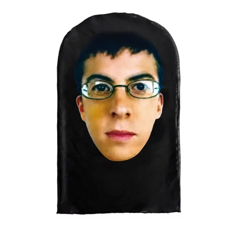 Halloween Terrifying Mask Ronaldo Kanye Mask Interesting 3D Printed Seamless Hat Mascaras Cosplay Facial Mask Party Cosplay Prop