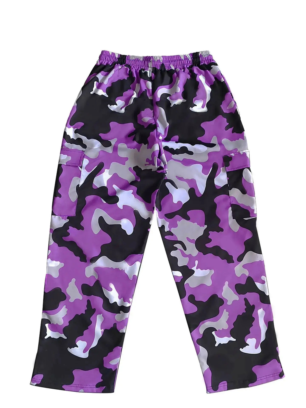 Large Pocket Loose Overalls Men's Outdoor Sports Jogging Tactical Pants Elastic Waist Casual Work Pants camouflage pants by DSers-AliExpress Dropshipping