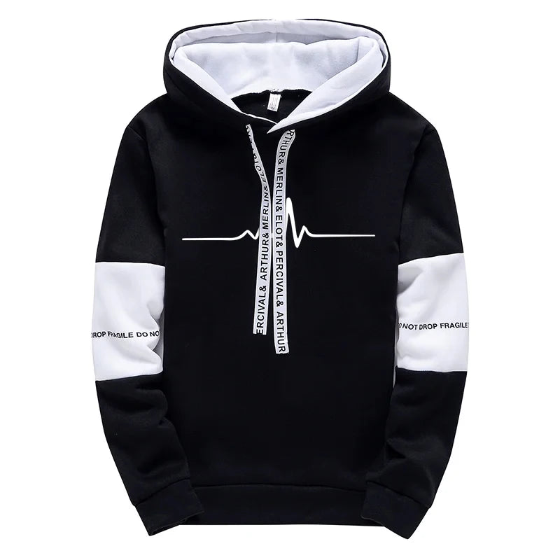 Mens Tracksuit Printing Casual Sweatshirts Sportswear Outdoors Sports Jogging Mens Clothing Single Piece Hoodie Pants Streetwear