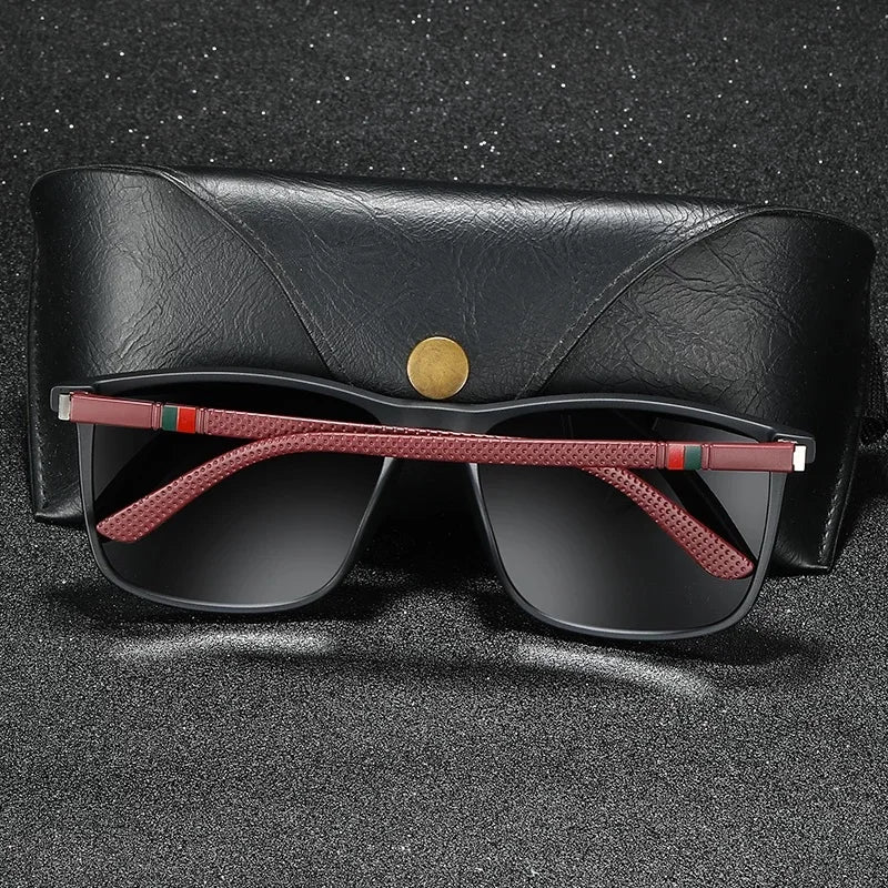 Luxury Square Vintage Polarized Cycling Sunglasses Men Women Fashion Travel Driving Fishing Sun Glasses Male Eyewear UV400