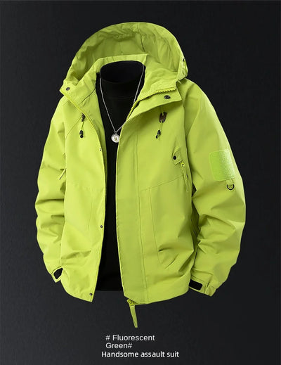 2025 Autumn New Stormtrooper Windproof Waterproof Jacket Man Spring Outdoor Hiking Jackets Men's Women's Cargo Jacket Work Coat