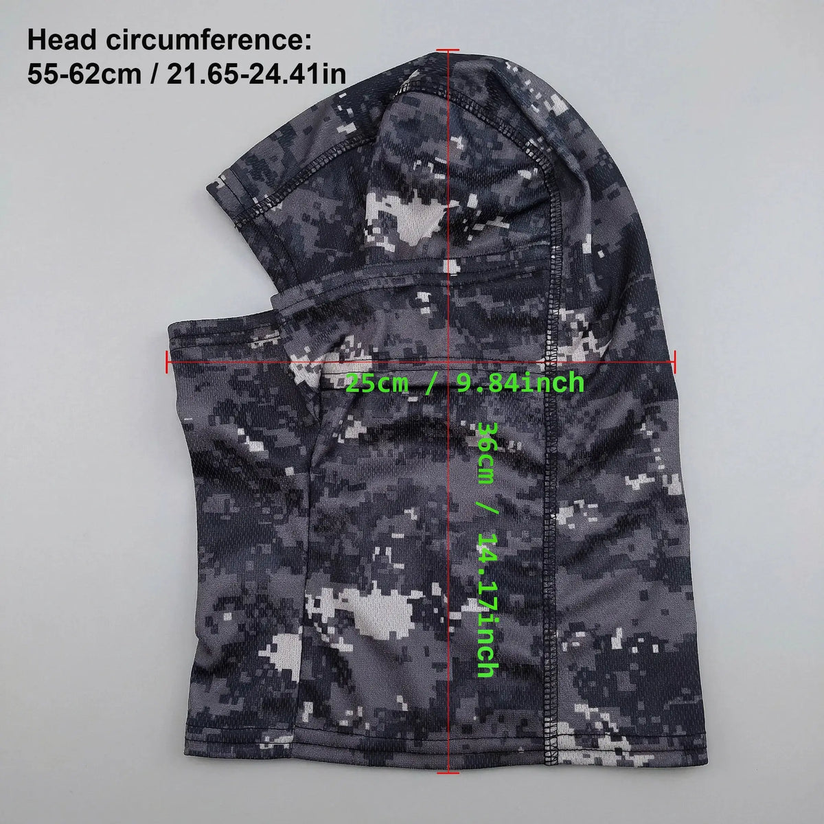 Summer Men's Women's Elastic Breathable Balaclava Hat Sunscreen Cycling Full Face Mask Scarf For Hiking Fishing Skiing by SouthValleyCertified