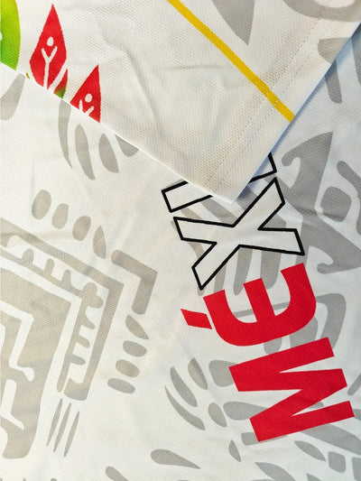 Mexican style men's football jersey & round neck comfortable top & suitable for competition, football training and daily leisure