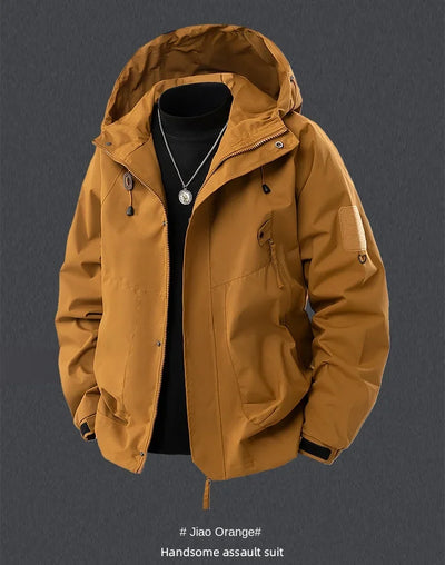 2025 Autumn New Stormtrooper Windproof Waterproof Jacket Man Spring Outdoor Hiking Jackets Men's Women's Cargo Jacket Work Coat