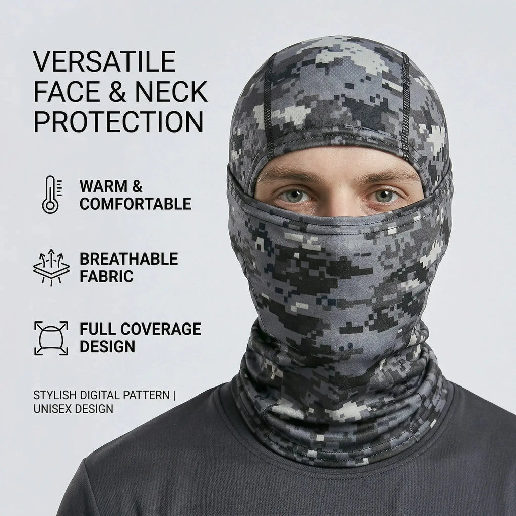 Summer Men's Women's Elastic Breathable Balaclava Hat Sunscreen Cycling Full Face Mask Scarf For Hiking Fishing Skiing by SouthValleyCertified