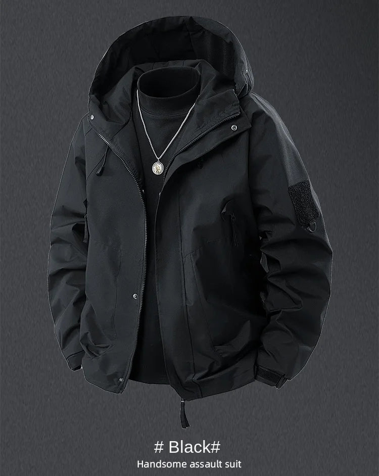 2025 Autumn New Stormtrooper Windproof Waterproof Jacket Man Spring Outdoor Hiking Jackets Men's Women's Cargo Jacket Work Coat