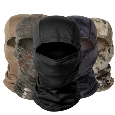 Tactical Balaclava Hat Motorcycle Face Mask For Men Women Full Face Mask Hood UV Protection Ski Sun Hood Tactical Masks
