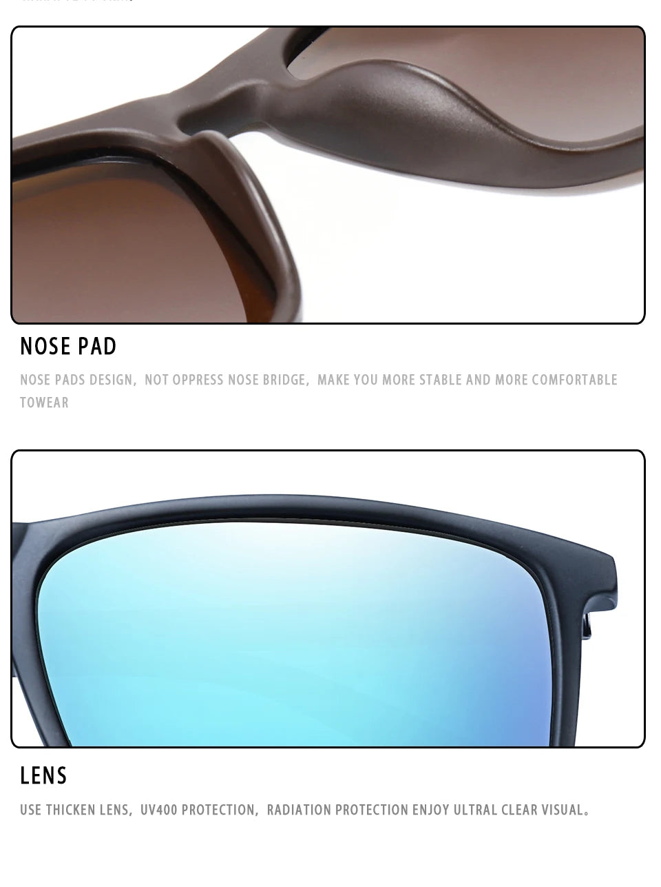 Luxury Square Vintage Polarized Cycling Sunglasses Men Women Fashion Travel Driving Fishing Sun Glasses Male Eyewear UV400