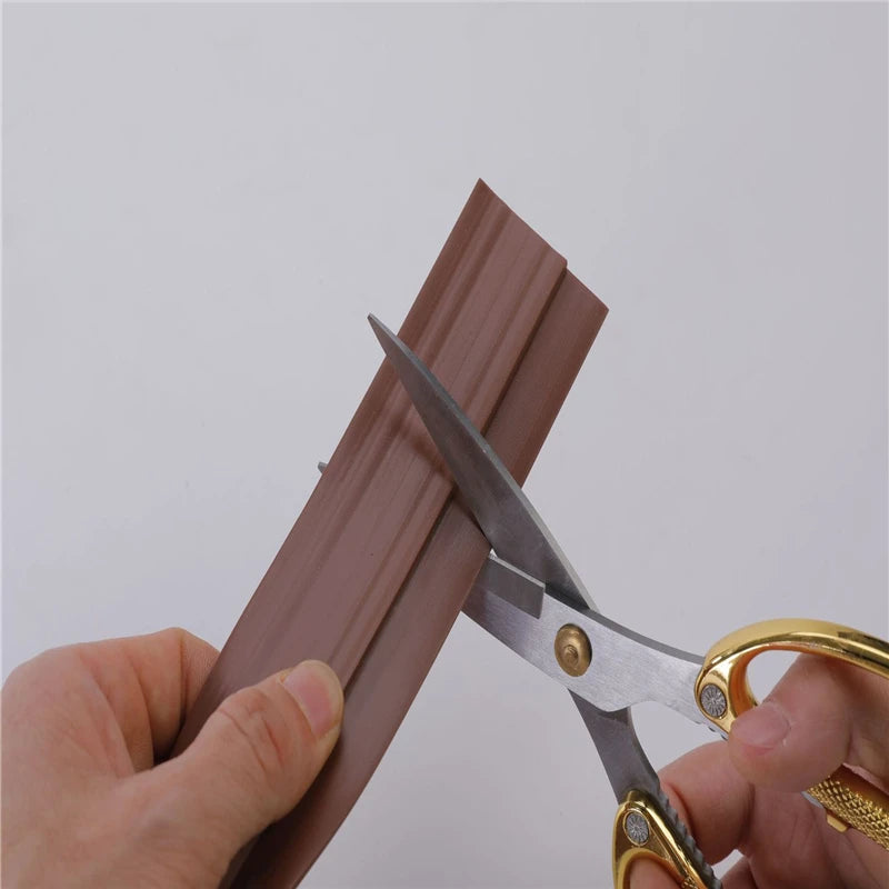 100cm Silicone Door Draught Excluder Door Bottom Sealing Strip Tape Weatherstrip Waterproof Wind Proof Sound Insulation