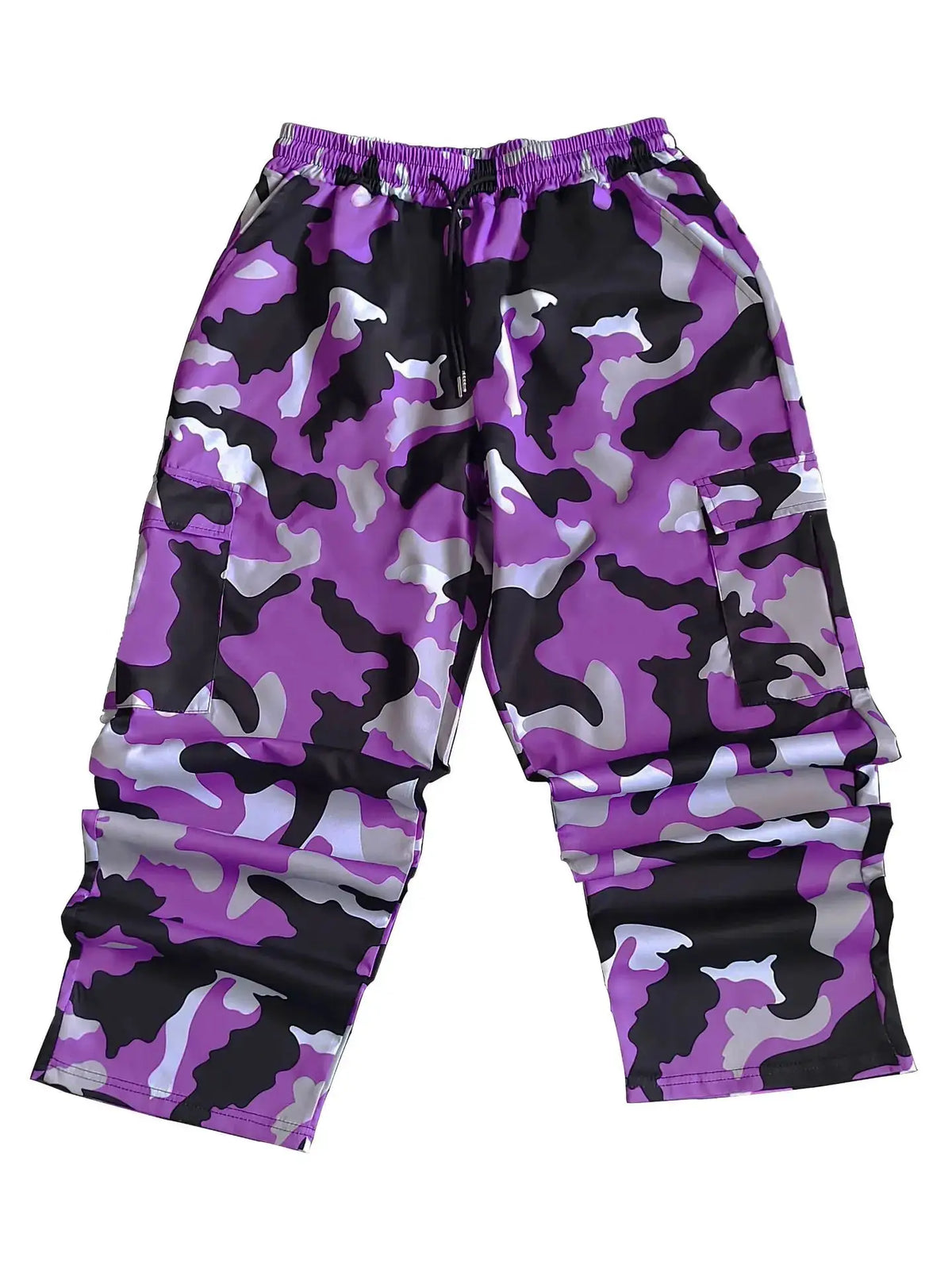 Large Pocket Loose Overalls Men's Outdoor Sports Jogging Tactical Pants Elastic Waist Casual Work Pants camouflage pants by DSers-AliExpress Dropshipping