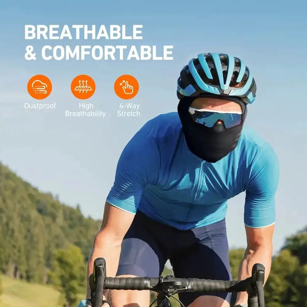 Summer Men's Women's Elastic Breathable Balaclava Hat Sunscreen Cycling Full Face Mask Scarf For Hiking Fishing Skiing by SouthValleyCertified
