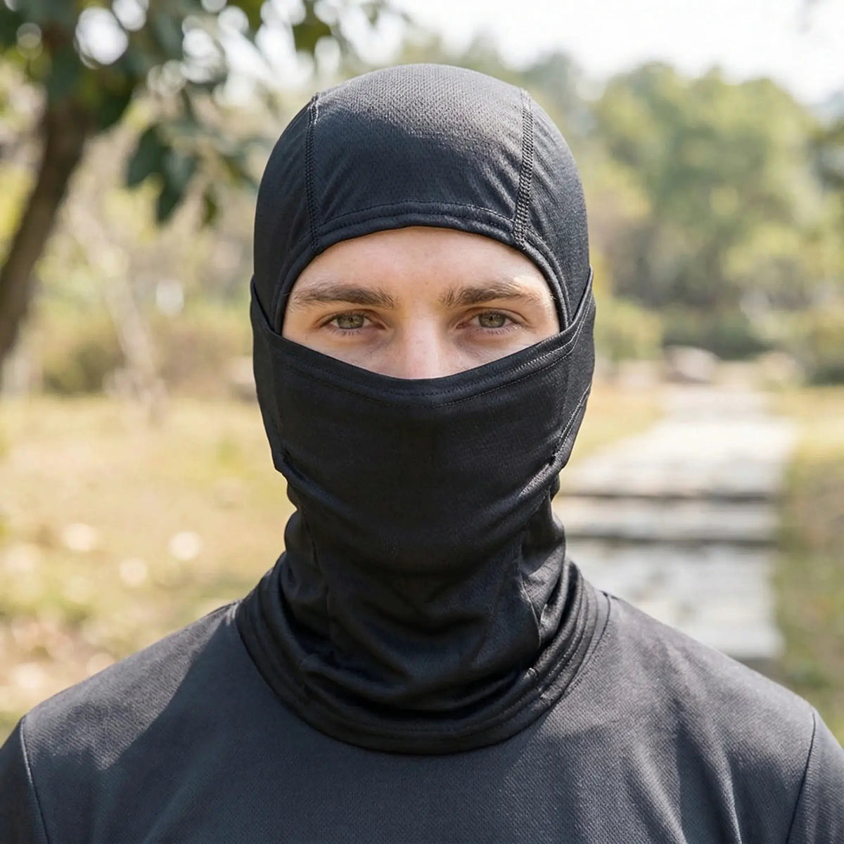 Summer Men's Women's Elastic Breathable Balaclava Hat Sunscreen Cycling Full Face Mask Scarf For Hiking Fishing Skiing by SouthValleyCertified