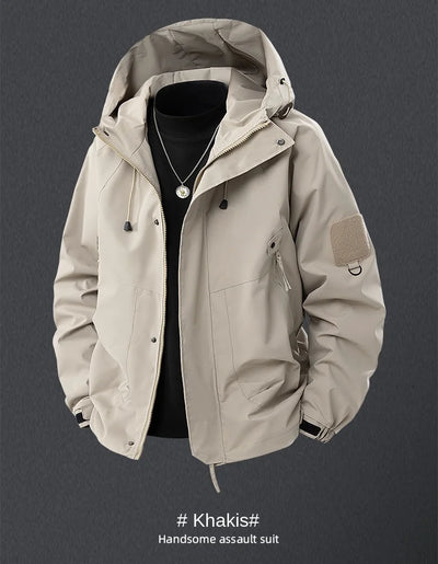 2025 Autumn New Stormtrooper Windproof Waterproof Jacket Man Spring Outdoor Hiking Jackets Men's Women's Cargo Jacket Work Coat