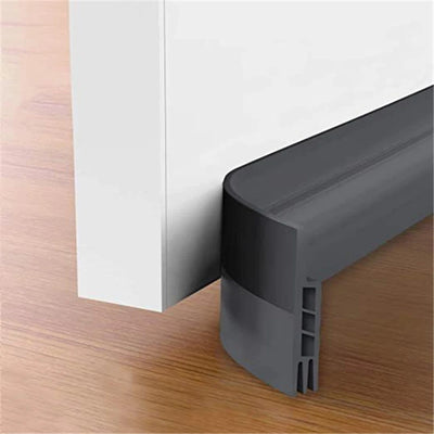 100cm Silicone Door Draught Excluder Door Bottom Sealing Strip Tape Weatherstrip Waterproof Wind Proof Sound Insulation