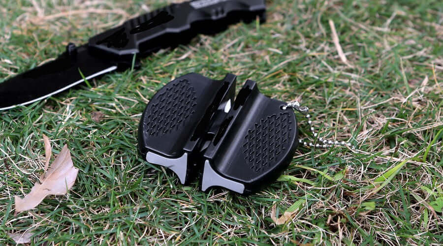 Knife Sharpener Black & Portable